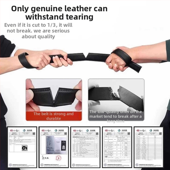 Curea pentru bărbați cu cataramă automată din piele naturală — piele split, cataramă din aliaj, model lychee cusut, finisaj electroplacat