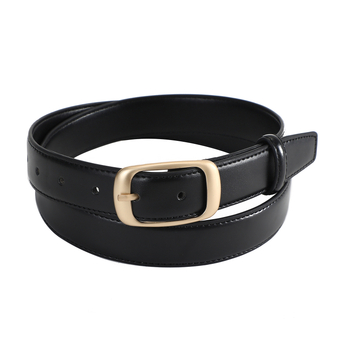 Колан PU материал с пряжка от сплав и игловидно затваряне, ширина 2–4 см, Rainforest, универсален стил, пролет 2025, електроплатирано покритие