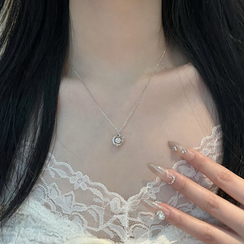 Colier din argint 925 cu motif Delfin-Stea, lanț reglabil 21–50 cm, greutate pandantiv 2,17 g