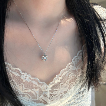 Colier din argint 925 cu motif Delfin-Stea, lanț reglabil 21–50 cm, greutate pandantiv 2,17 g