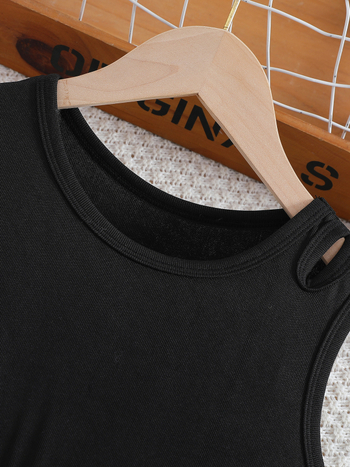 Rochie pentru copii, stil coreean, șifon, imprimeu desen animat, croială prințesă