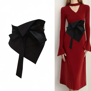 Centură de talie unisex pentru rochie – accesoriu decorativ, țesătură, primăvara 2024