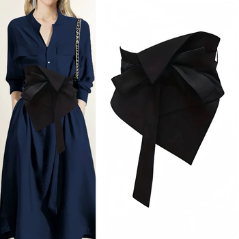 Centură de talie unisex pentru rochie – accesoriu decorativ, țesătură, primăvara 2024