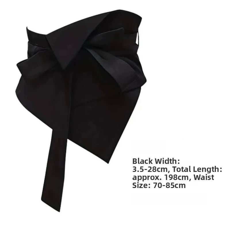 Centură de talie unisex pentru rochie – accesoriu decorativ, țesătură, primăvara 2024