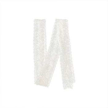 Curea cu funda din dantelă cu flori pentru femei, material textil, închidere cu cârlig, stil dulce