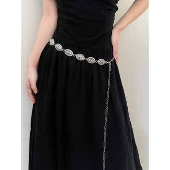 Lanț de talie pentru bărbați, stil etnic, lungime 60-80 cm