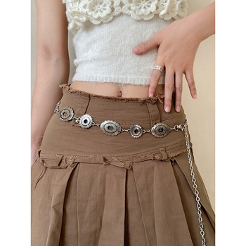 Lanț de talie pentru bărbați, stil etnic, lungime 60-80 cm