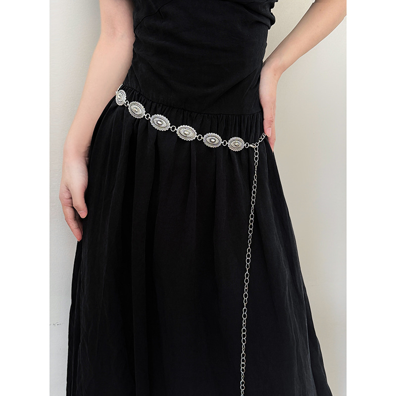 Lanț de talie pentru bărbați, stil etnic, lungime 60-80 cm