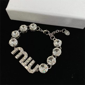 Ogrlica za ključnu kost od legure s dijamantnom obradom, obični lanac, oblik slova/brojeva/teksta, Treasure Jewelry