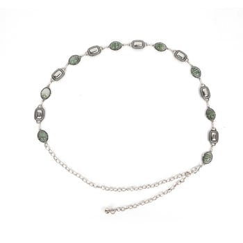 Pojasna lančana u boemskom stilu, metalna, širina 2.3 cm, unisex