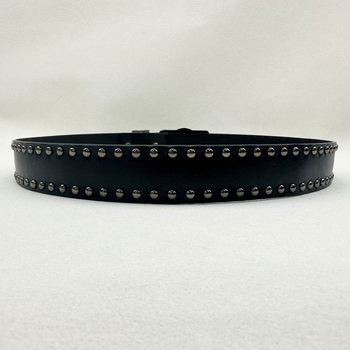 PU bőrből készült öv, ötvözet csattal, pattintós zárás, szélesség 2–4 cm, punk street hip-hop stílus