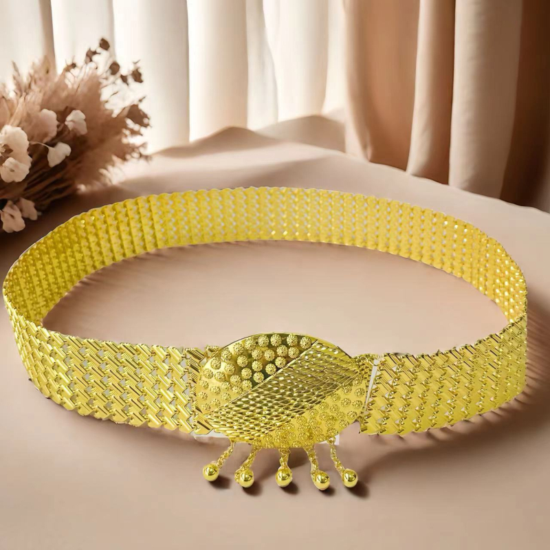 Metalni pojas za struk, etnički retro stil, unisex, duljina 105 cm, širina 0.5 cm