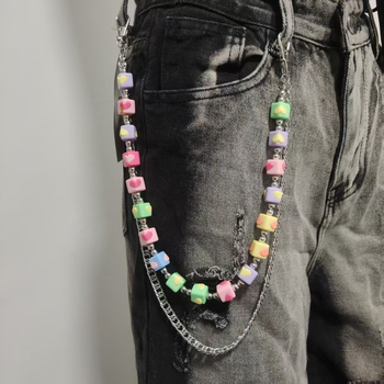 Metalni lanac za struk, unisex, duljina ispod 60 cm, mogućnost prilagodbe, proljeće 2025 izdanje