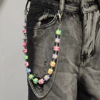 Metalni lanac za struk, unisex, duljina ispod 60 cm, mogućnost prilagodbe, proljeće 2025 izdanje