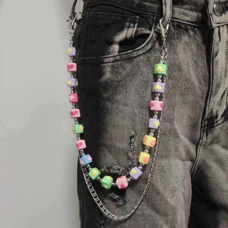 Metalni lanac za struk, unisex, duljina ispod 60 cm, mogućnost prilagodbe, proljeće 2025 izdanje