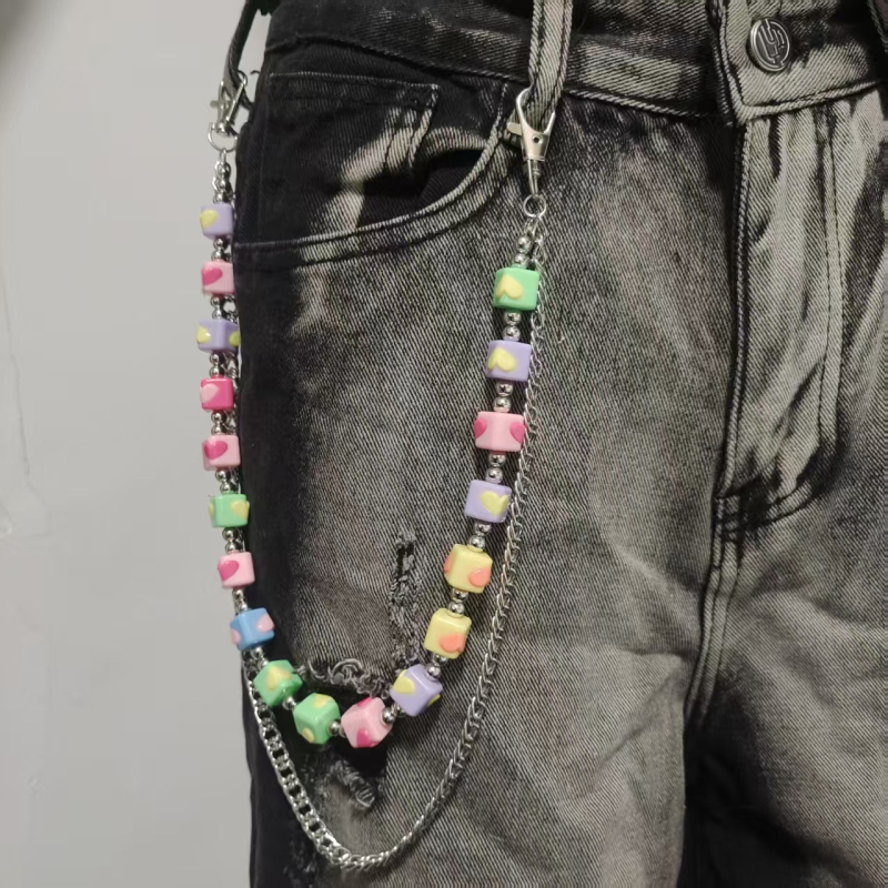 Metalni lanac za struk, unisex, duljina ispod 60 cm, mogućnost prilagodbe, proljeće 2025 izdanje