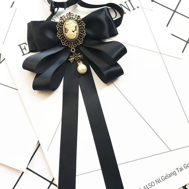 Аксесоар за яка с цвете за детска риза‑платье, ахат материал, ретро преппи стил, лято 2021