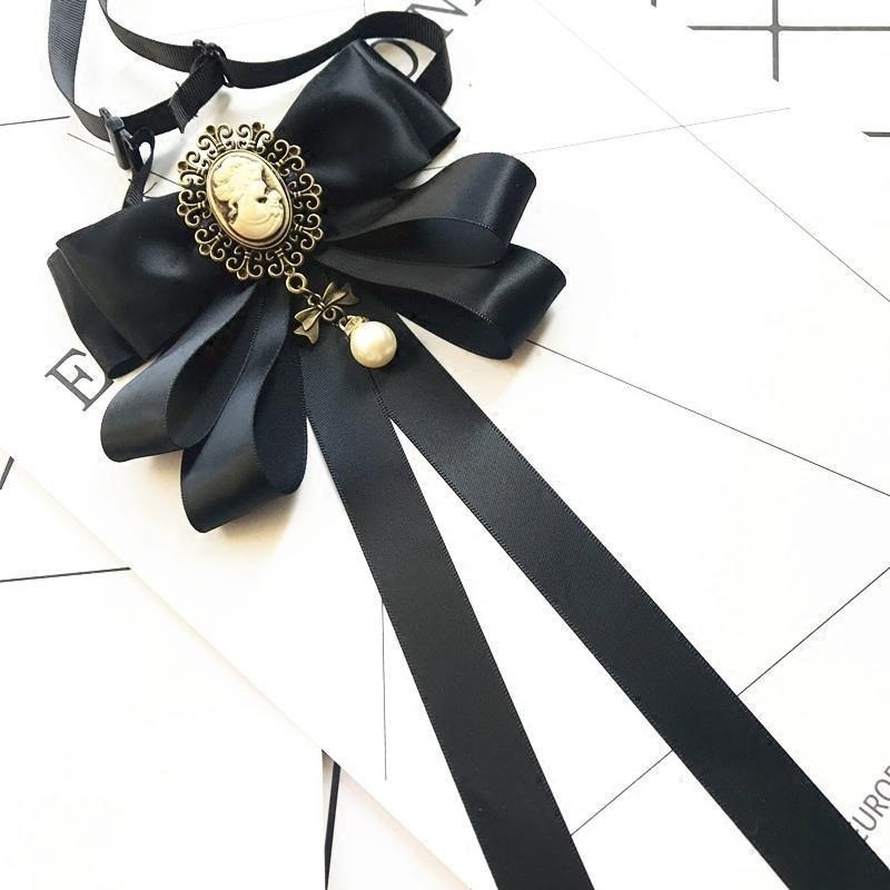 Аксесоар за яка с цвете за детска риза‑платье, ахат материал, ретро преппи стил, лято 2021