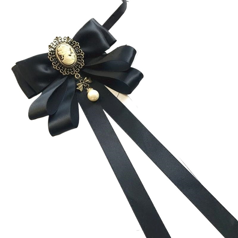 Аксесоар за яка с цвете за детска риза‑платье, ахат материал, ретро преппи стил, лято 2021