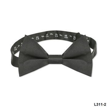 Папийонка от коприна Mulberry, монохромна, жакард, унисекс