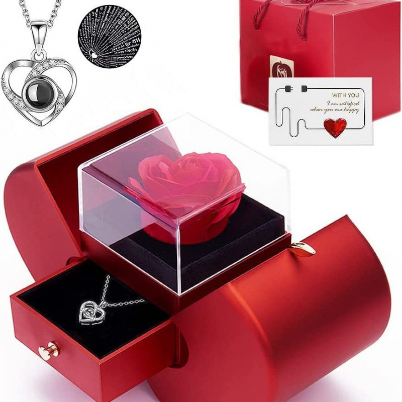 Colier inimă cu zirconiu încrustat cu cupru, InStyle, Cod produs Yxk3mpza, Primăvara 2023