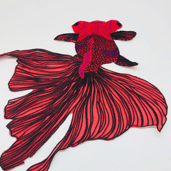 Hímzett poliészter folt | Heng Li márka | Női ruházathoz, dekorációhoz, kézműves projektekhez, gyerekruhákhoz