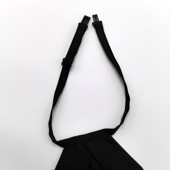 Женска яка с пеперудена вратовръзка, стил стрелка, полиестер, едноцветна, индивидуално опакована, възможна персонализация, есен 2024