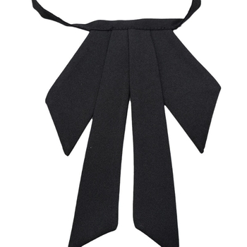 Женска яка с пеперудена вратовръзка, стил стрелка, полиестер, едноцветна, индивидуално опакована, възможна персонализация, есен 2024