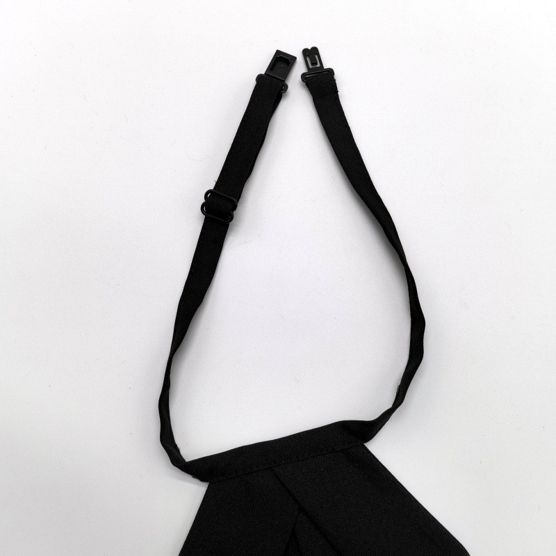 Женска яка с пеперудена вратовръзка, стил стрелка, полиестер, едноцветна, индивидуално опакована, възможна персонализация, есен 2024