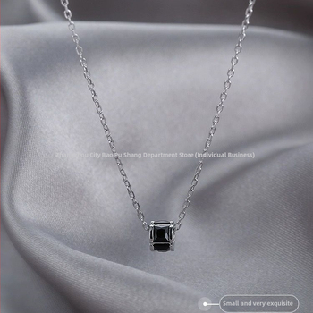 Kaklo grandinė iš 999 sidabro, rankų darbo, klavikulinė grandinė, natūralus stilius