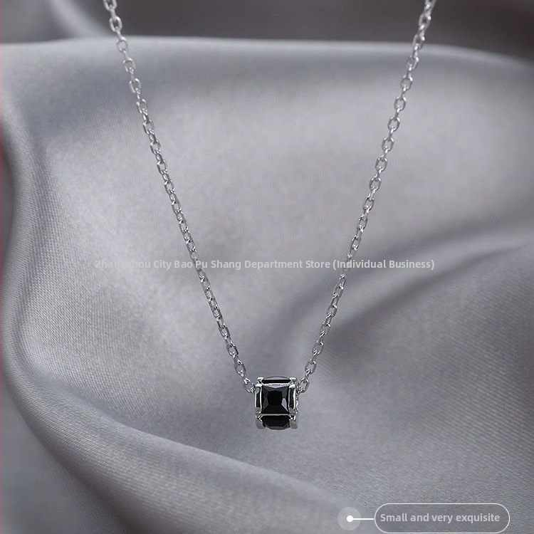 Kaklo grandinė iš 999 sidabro, rankų darbo, klavikulinė grandinė, natūralus stilius