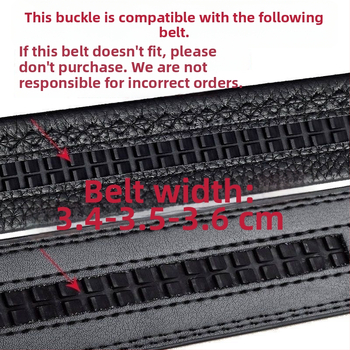 Automatska kopča za pojas od legura, pravokutnog oblika, magnetsko zatvaranje, poslovni stil