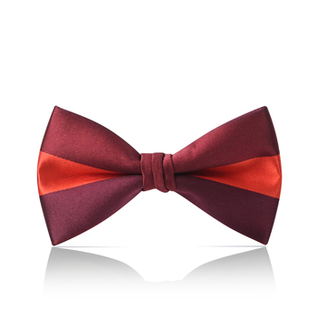 Вратовръзка тип лък, полиестер, едноцветна, унисекс, корейски стил, жакардов възел