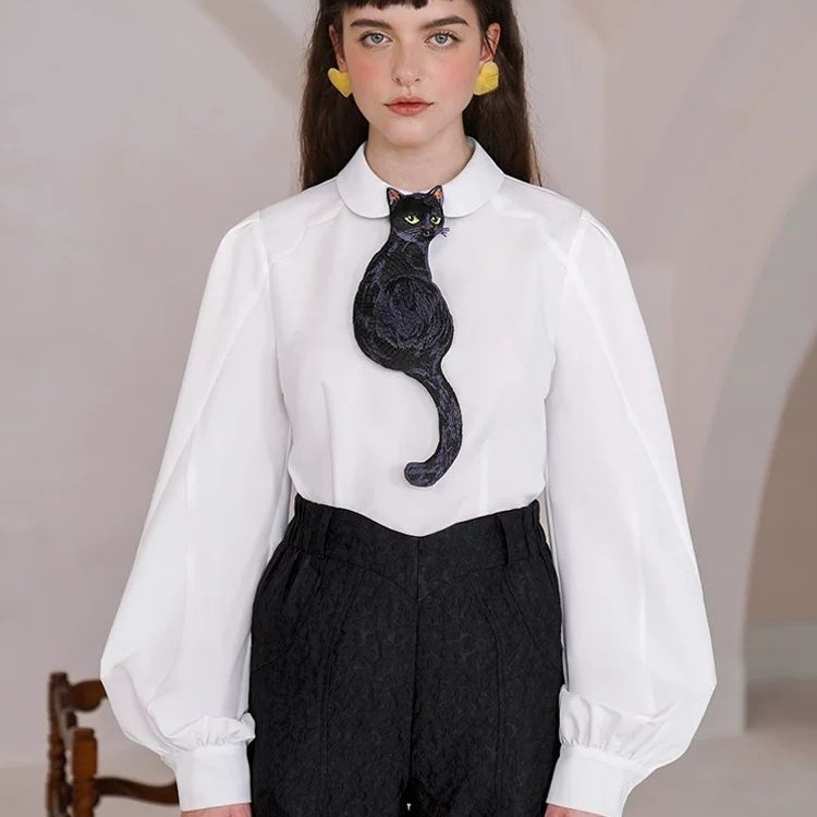 Папийонка за деца с мотив констелация и дизайн на цвете за яка — полиестер, детски стил, лятно издание 2021