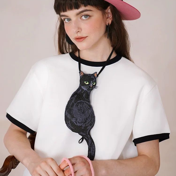 Папийонка за деца с мотив констелация и дизайн на цвете за яка — полиестер, детски стил, лятно издание 2021