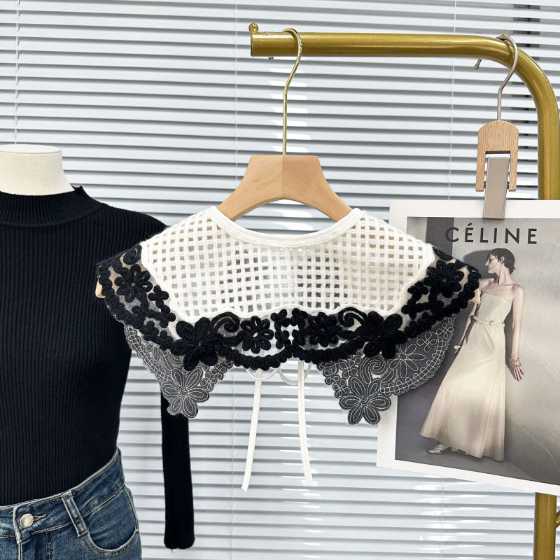 Haljina s ovratnikom cvjetnog uzorka, šivana, vanjski poliester i podstava, točkasti uzorak, Princeza serija