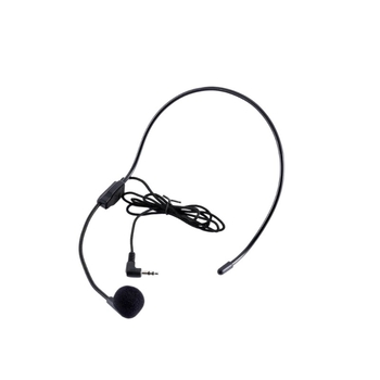 Zvučni mikrofon sa slušalicom i ugrađenim pojačivačem, kabelski turistički mikrofon za učionicu — ugrađena baterija, trajanje >12h, Bluetooth 1.1, SNR <60 dB