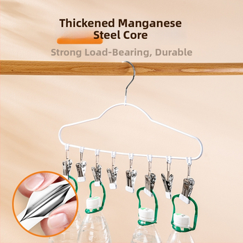 Aliuminio lydinio daugia-klipsių rūbų džiovyklė, modernus stilius, tinkama balkonui, skirta apatiniams drabužiams ir kūdikių kojinėms