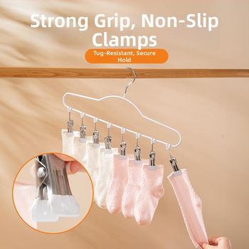 Aliuminio lydinio daugia-klipsių rūbų džiovyklė, modernus stilius, tinkama balkonui, skirta apatiniams drabužiams ir kūdikių kojinėms