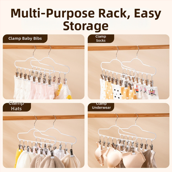 Aliuminio lydinio daugia-klipsių rūbų džiovyklė, modernus stilius, tinkama balkonui, skirta apatiniams drabužiams ir kūdikių kojinėms