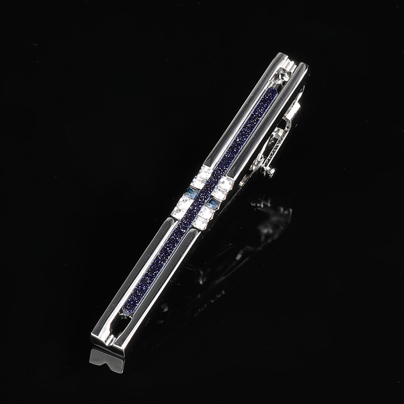 Klip za kravatu, legura, geometrijski uzorak, ravna glava, unisex, za poslovni banket