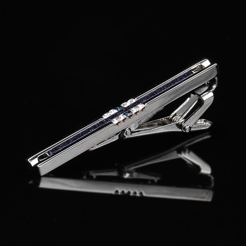 Klip za kravatu, legura, geometrijski uzorak, ravna glava, unisex, za poslovni banket