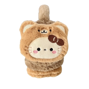 Earmuffs плюшени с cartoon дизайн – топлина и защита от студа, зима, за деца, открити спортове (ски и катерене)