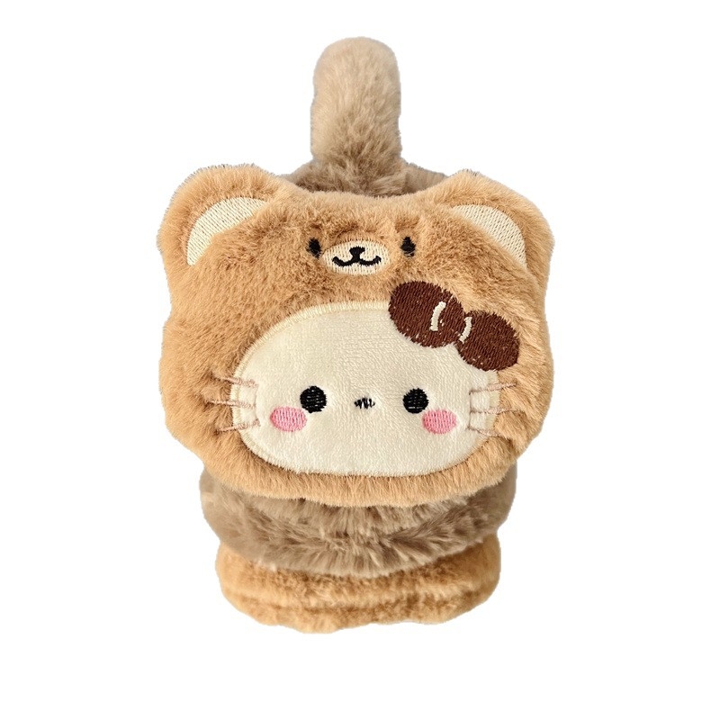 Earmuffs плюшени с cartoon дизайн – топлина и защита от студа, зима, за деца, открити спортове (ски и катерене)