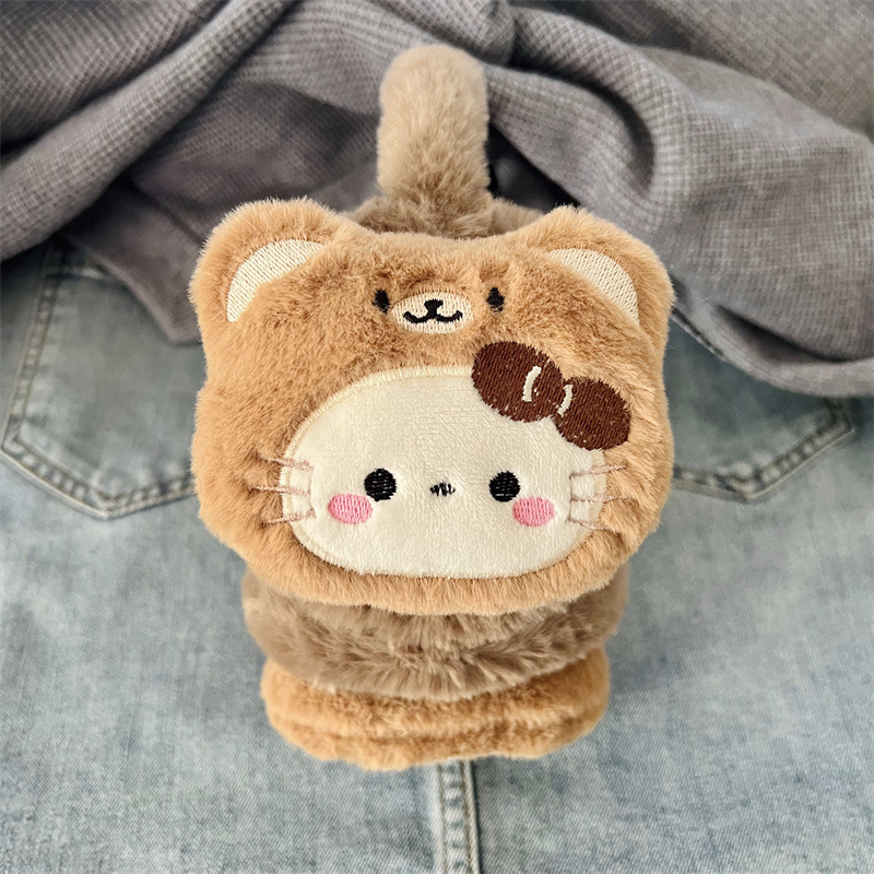 Earmuffs плюшени с cartoon дизайн – топлина и защита от студа, зима, за деца, открити спортове (ски и катерене)