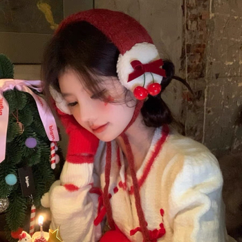 Dámske plyšové earmuffs — teplé a vetruodolné; materiál: akryl / falošná vlna; vhodné pre vonkajšie aktivity (lyžovanie, cyklistika)