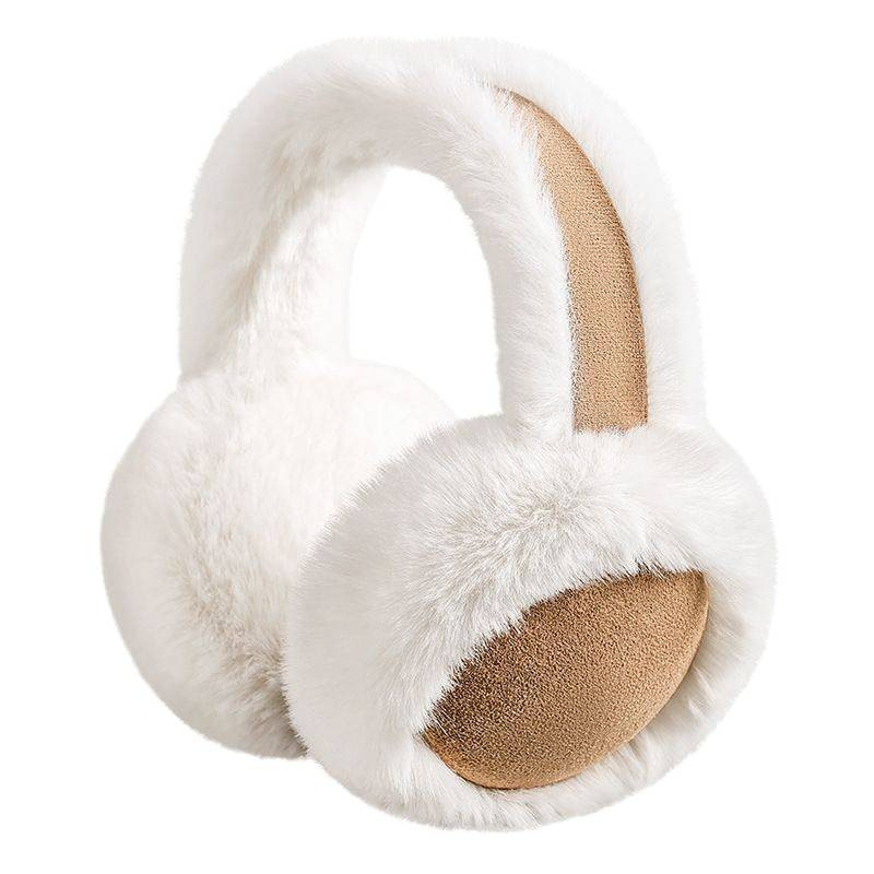 Zimné ušné chrániče - Unisex, polyester vlákno, jednobarevný vzor, teplé a vetruodolné (Unisex; polyester vlákno; jednobarevný vzor; teplé; vetruodolné)