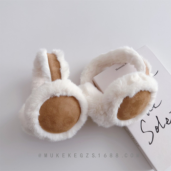 Παιδικά χειμερινά καλύμματα για τα αυτιά – ακρυλικό/τεχνητή μαλλί, κορεατικό στυλ, μονόχρωμα, unisex