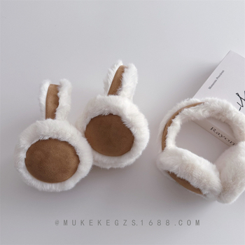 Παιδικά χειμερινά καλύμματα για τα αυτιά – ακρυλικό/τεχνητή μαλλί, κορεατικό στυλ, μονόχρωμα, unisex