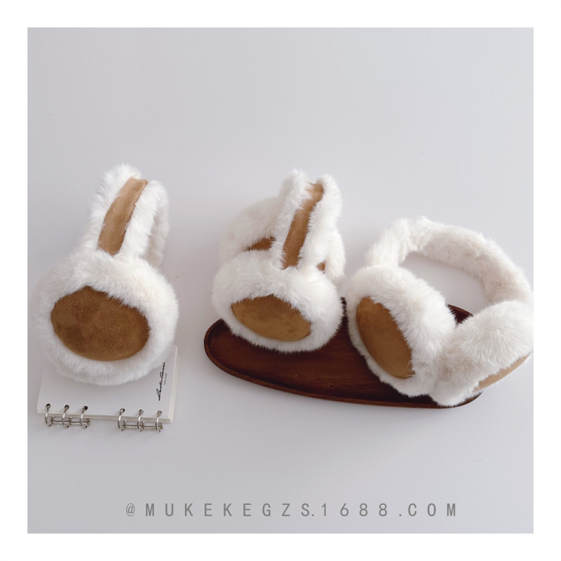 Παιδικά χειμερινά καλύμματα για τα αυτιά – ακρυλικό/τεχνητή μαλλί, κορεατικό στυλ, μονόχρωμα, unisex